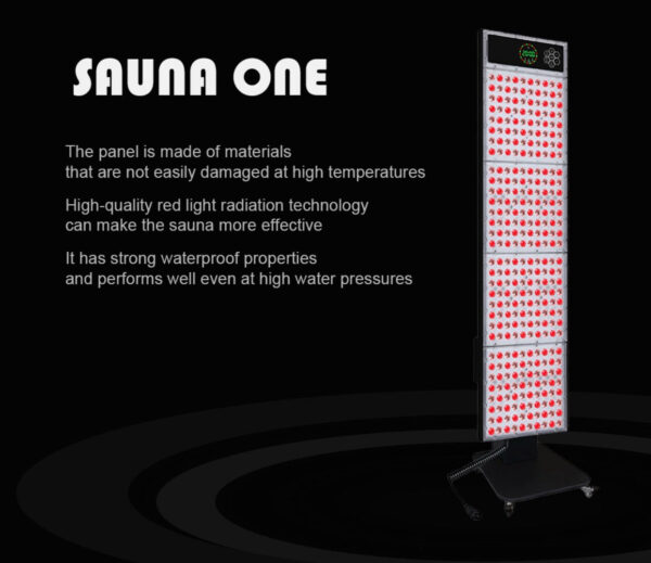 LuxReda Sauna One Infrared Sauna Panel with Red Light Therapy