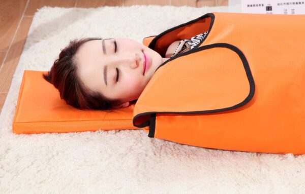 LuxReda Heat Portable Far Infrared Sauna Blanket with Jade & Tourmaline Therapy