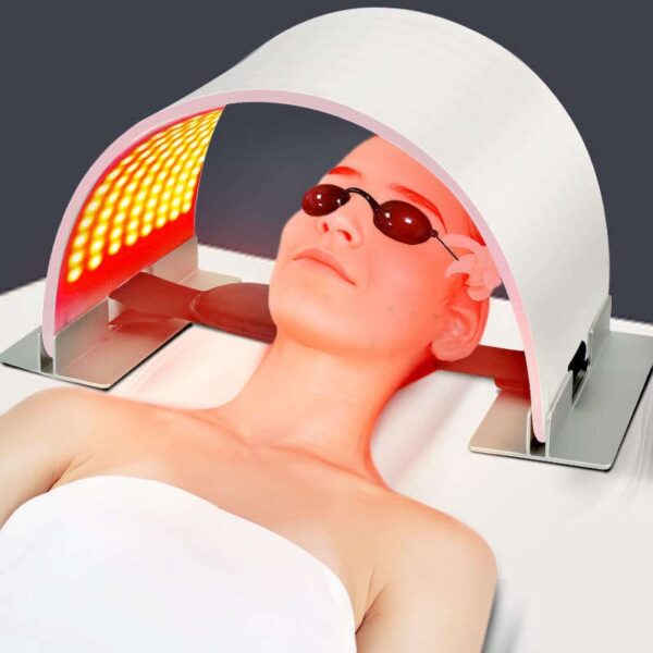 LuxReda RedThera 7 Color LED Red Light Therapy Dome – Professional PDT Photon Skin Care Machine for Face & Body