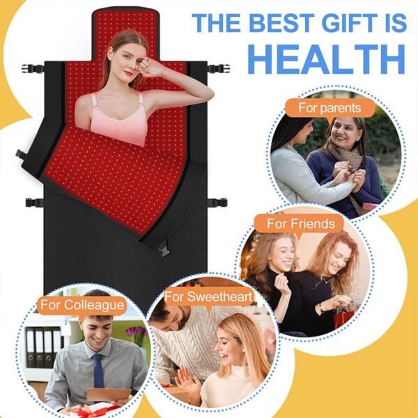 LuxReda Full Body Red Light Therapy Mat