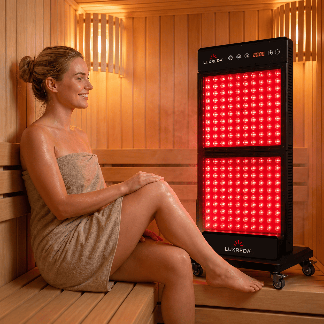 LuxReda SA200 Sauna Red Light Therapy Panel