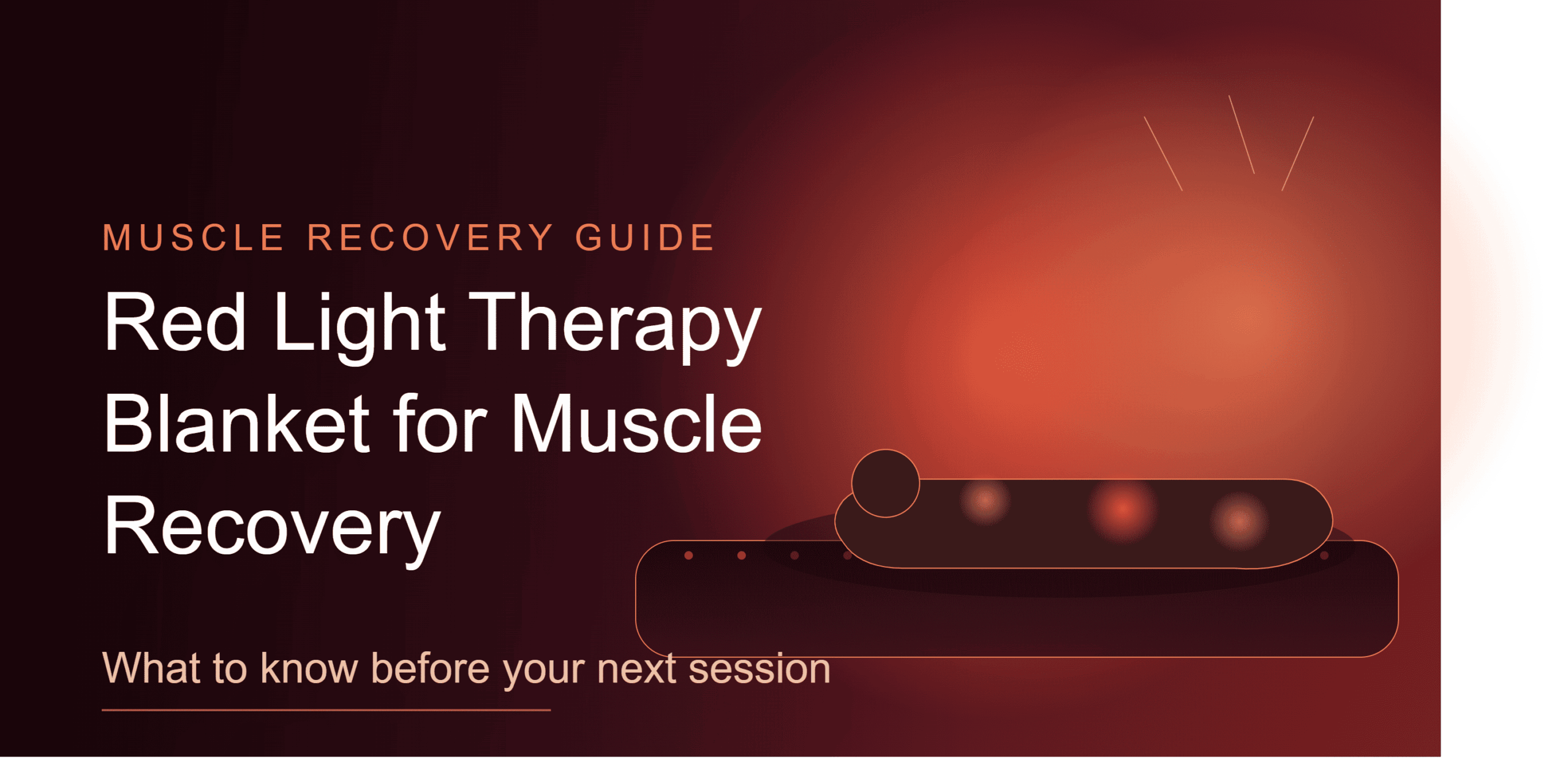 Full body red light therapy blanket unfolded for muscle recovery use